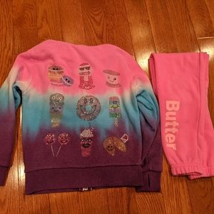 Butter Brand Sweatshirt and matching pants outfit